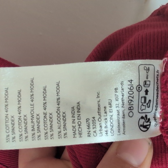 Anthropologie Pilcro Ribbed Biker Tank - Picture 6 of 7